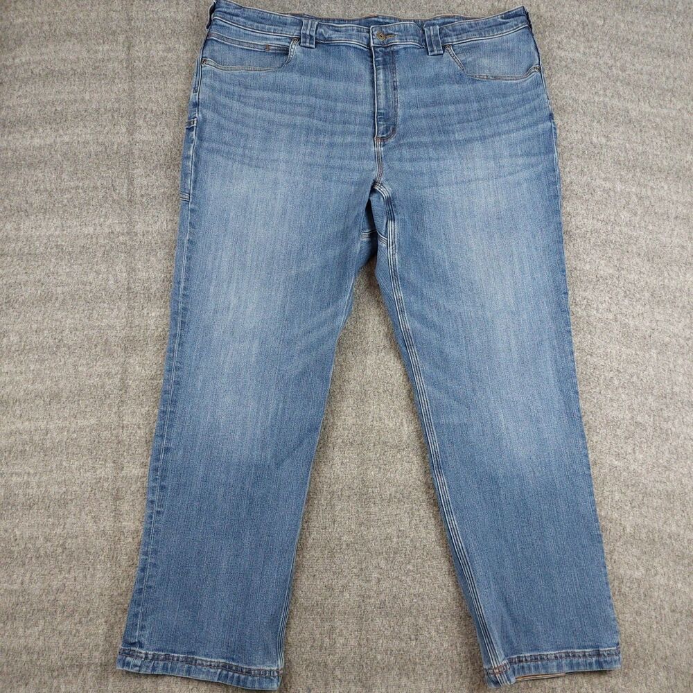 Duluth Trading Jeans Men 42x30(Fit 43x30) Blue Ballroom Double Flex Relaxed Fit - Picture 2 of 8